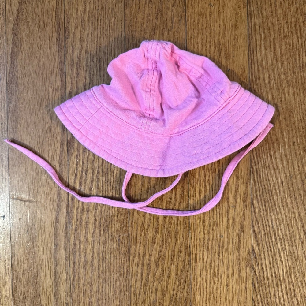 Zutano Pink Bucket Hat Girls Size 12M - Picture 1 of 5